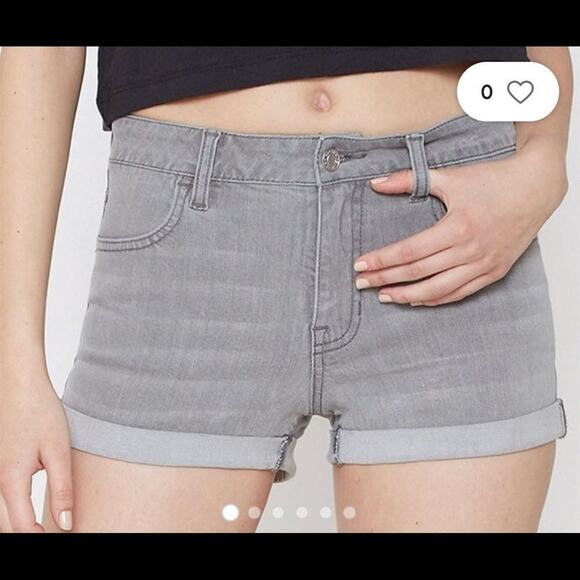 PACSUN SUPER STRETCH‎ SHORTIE JEANS SIZE 25 - Picture 1 of 9